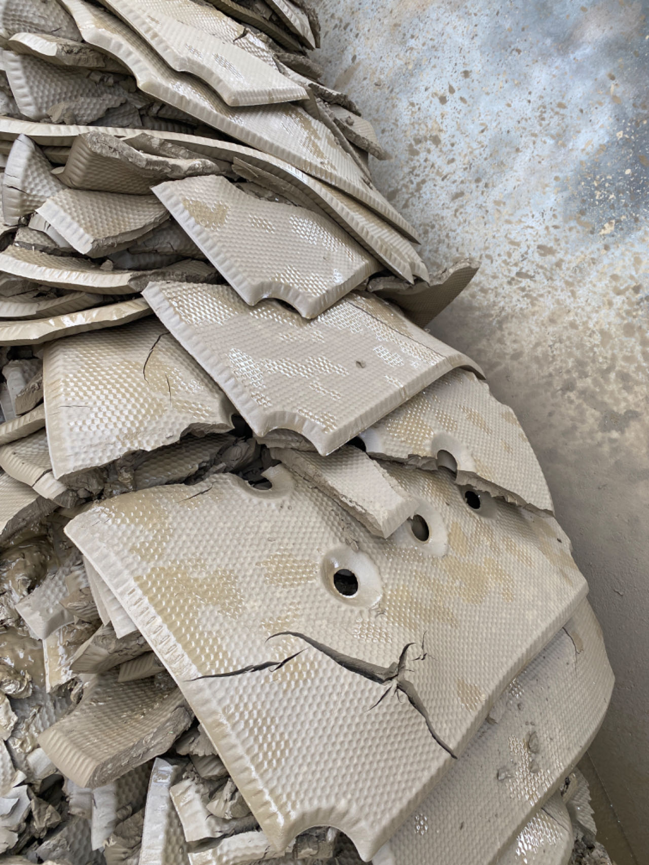 節能柱塞泵打出的泥餅